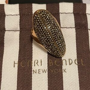 NWT “Henri Bendel” Elongated Tribal Bendel Rocks Ring SZ:7 $128